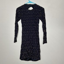 NWT Zara W&B Collection Women Black Cocktail Dress S