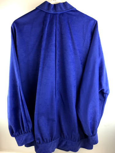 VTG Teddi Sport Blue Women’s Pantsuit Top Size Large Pants Medium 1980's - Picture 3 of 8