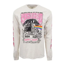 Pink Floyd Tee Shirt 1973 Cobo Arena Tour Retro Dark Side Long Sleeve Shirt New