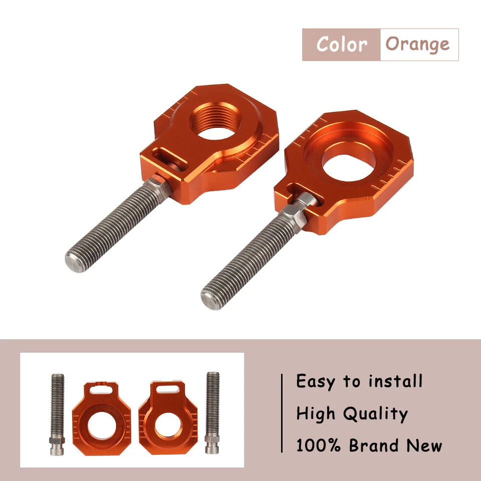 New Rear Axle Block Chain Adjuster 20mm For KTM SX SXF EXC 85 125 200 250 350 - Image 2 of 4