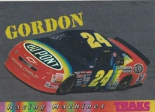 JEFF GORDON: 1995 TRAKS RACING MACHINES INSERT CARD RM 7