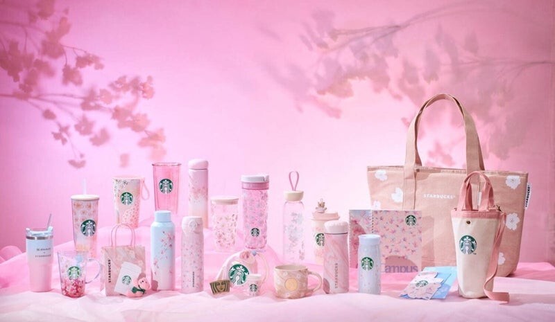 スタバ SAKURA 2025 Starbucks Japan 2025 SAKURA Cherry Blossom Tumbler Bottle