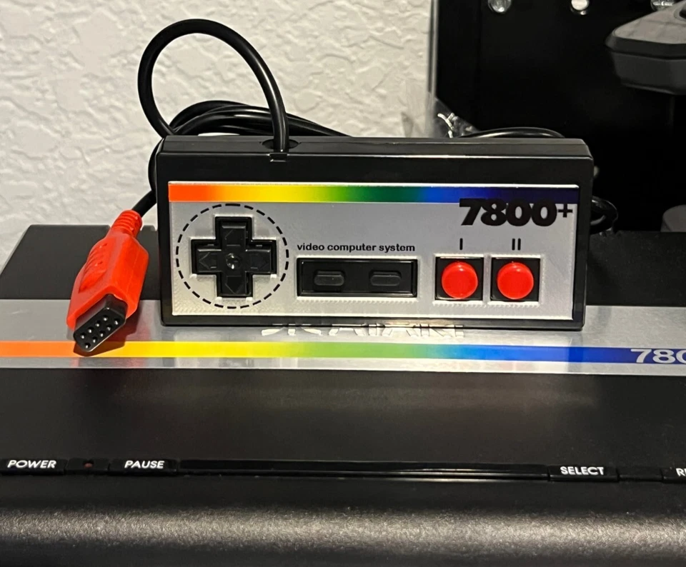 Atari 7800+ 7800 2600 Controller Control Pad Gamepad Joystick CX78 "Metallic" - Image 2 of 4