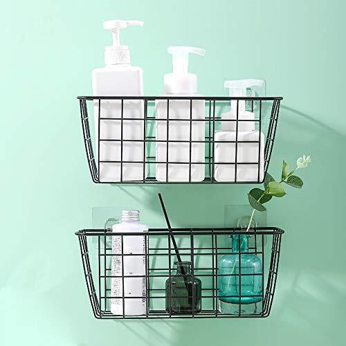 Hanging Kitchen Baskets Wire Storage Basket Over The Cabinet Door Organizer No D - Picture 7 of 8