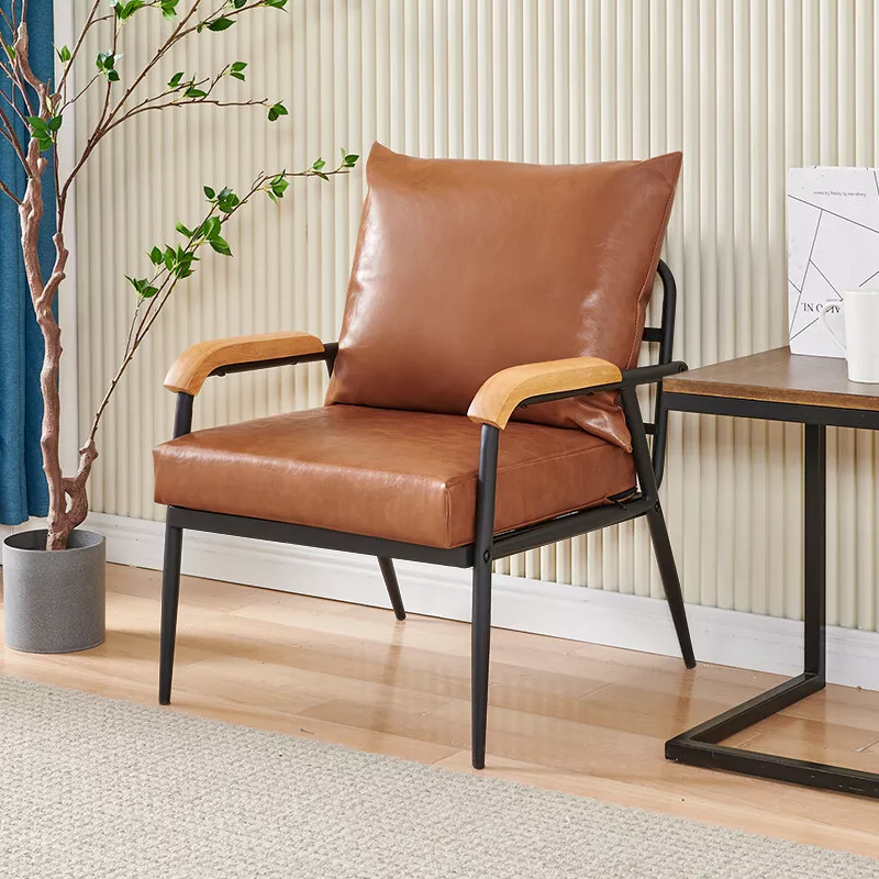 Leather sofa armchair deals