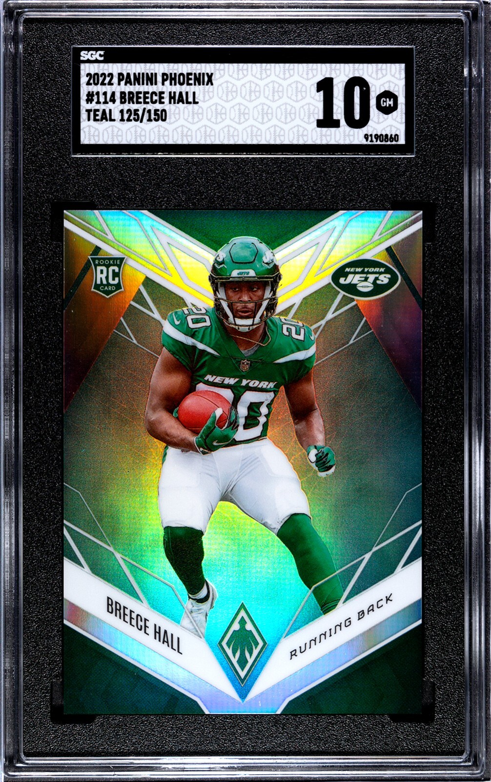 Breece Hall Panini Phoenix #114 Teal