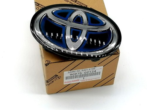 Genuine TOYOTA GRILLE BADGE Front Embem Logo Corolla 2019+ 90975-02124-02136 UK - Picture 5 of 6