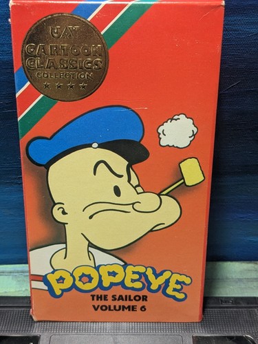 VINTAGE POPEYE THE SAILOR VHS UAV Cartoon Classics Collection Volume 6 - Picture 3 of 4