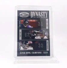Jamal Lewis Ray Lewis Priest Holmes- 2005 Donruss Throwback Threads - Dynasty