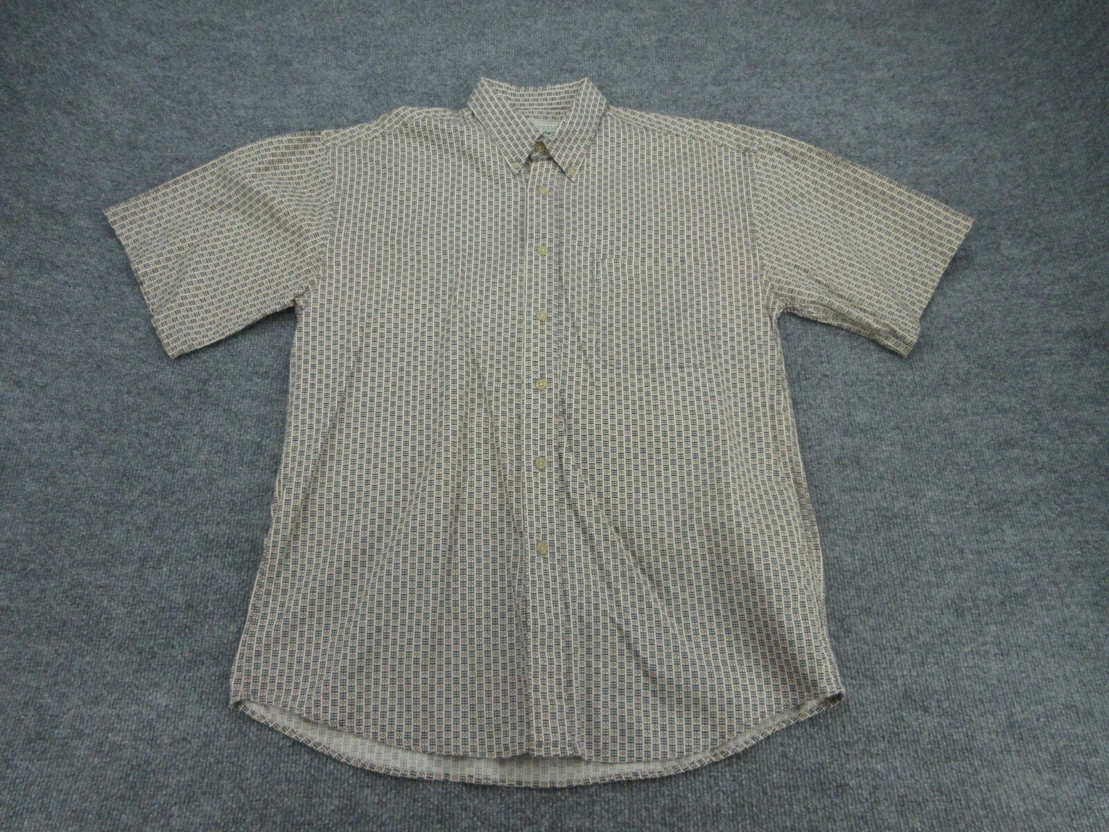 Chemise Supreme Homme Medium Multicolore Géométrique Manches Courtes Boutonnée Adulte M