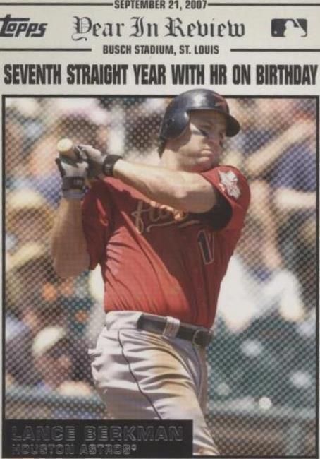 2008 Topps - Lance Berkman #YR171 - 1 of 1