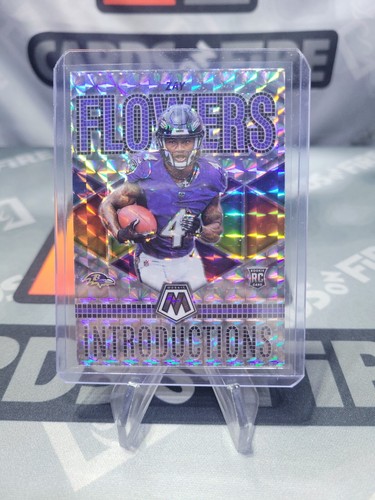 2023 Panini Mosaic Zay Flowers Introduzioni I-8 Mosaic Prizm RC - Foto 1 di 2