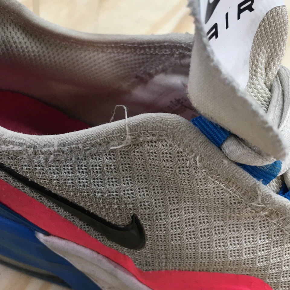 Nike Shoes Youth 5 Air Max Motion 2 Running Sneakers Blue Lace Up Low AQ2741-100 - Image 4 of 4