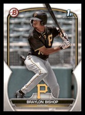 2023 Bowman Braylon Bishop #BP-90 FBC Pittsburgh Pirates
