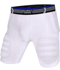Exxact Sports Rebel 5 Pad Youth Girdle for Boys with Integrated Hips, thighs
