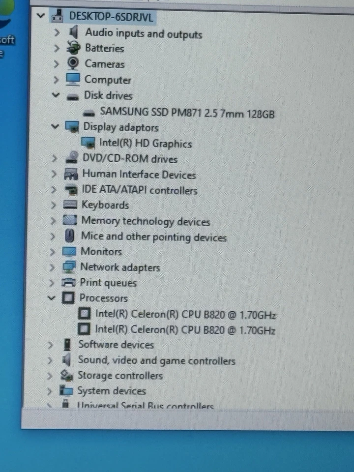 ASUS K55A – Intel Celeron B820 – 8GB RAM – 128GB SSD – 15.6” – Windows 10 - Image 3 of 4