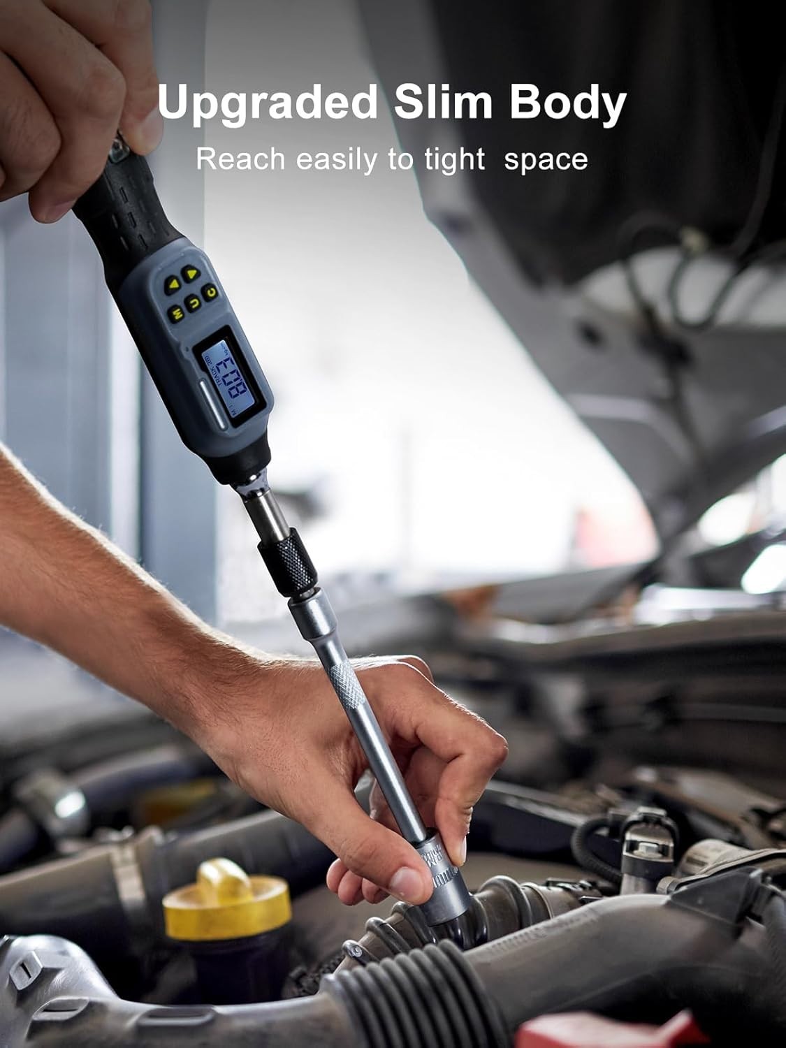 GROWNEER Digital Torque Screwdriver, 2.66-53.1 In-lbs/0.3-6 Nm, 1/4'' Drive Inch