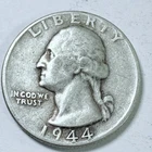 1944 Washington Quarter 90% Silver ~ FINE DETAILS #4654