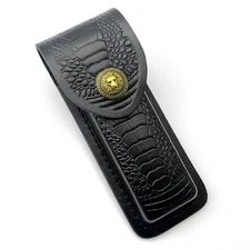 Leather Knife Sharpening Holder Folding Knife Storage Tool for Swiss Army Knife