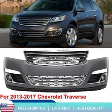Complete Front Bumper Cover Kit with Light For 2013-2017 Chevrolet Traverse