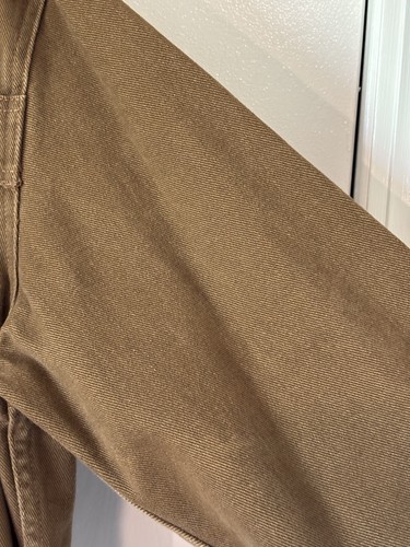 VTG 90’s Guess Jeans Men’s Brown Denim Button Up Jacket Made In USA - Picture 14 of 23