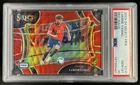 2023-24 Panini Select FIFA Lamine Yamal Red Wave Prizm RC #/149 Spain PSA 10