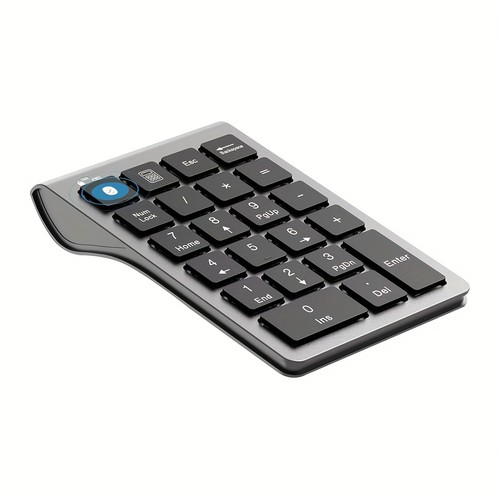 Sturdy Ergonomic Plug-And-Play 2-in-1 Wireless & Wired 10-Key USB Numeric Keypad - Picture 7 of 7
