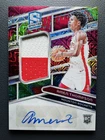 2023-24 Panini Spectra Amen Thompson RC Rookie Meta Mojo Prizm Patch Auto /25
