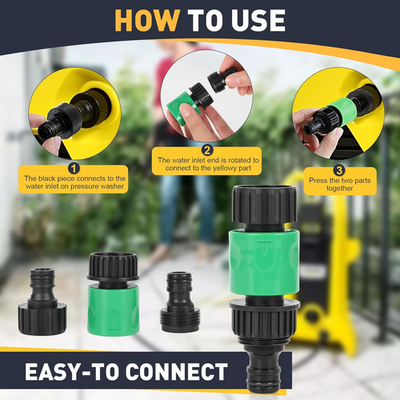 #ad 2 Set Pressure Washer Hose Adapter Kit Pressure Washer Parts Pressure Washer ... $21.74