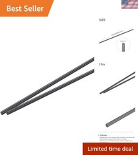 Versatile 8mm Carbon Fiber Rods 300mm - Ideal for DIY, RC Airplanes, and Repairs