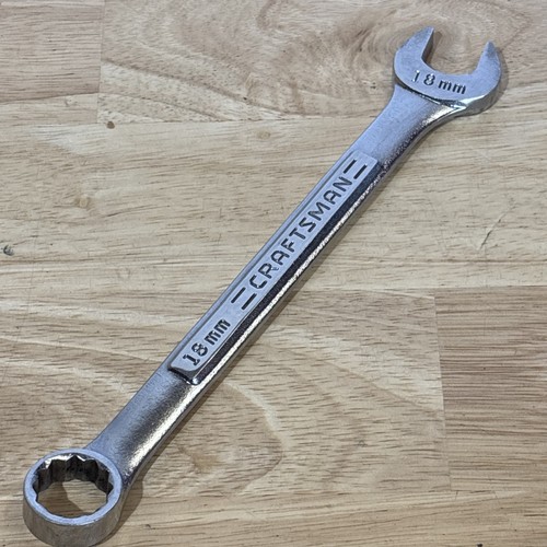 Craftsman 18mm Combination Wrench 12 Pont VA 42925 USA