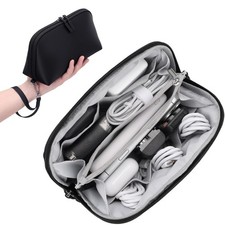 Travel Cable Organizer - 8 Compartments, Lightweight, Water Repellent