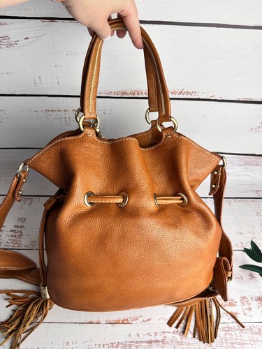 Lancel handbag Beige Leather, Bucket Bag - Picture 4 of 17