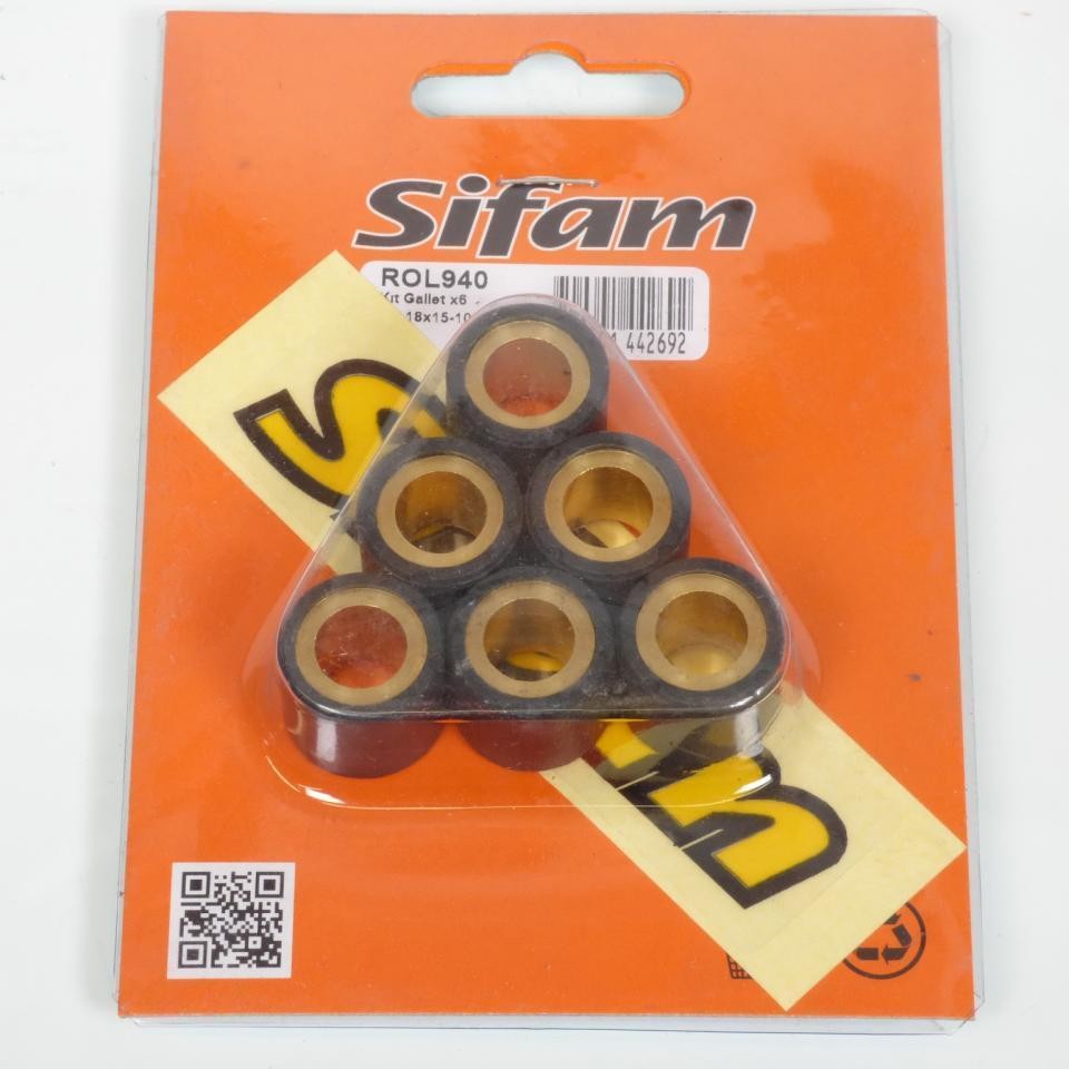 Galet variateur Sifam 18X15 10.7g pour réparer la transmission