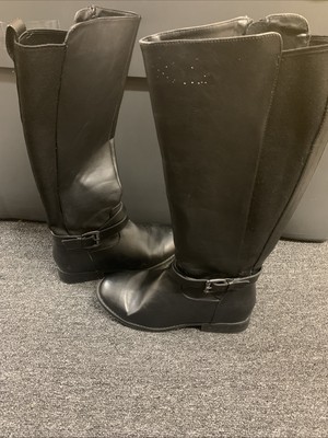 Target Buckled Black Boots Womens Size 7