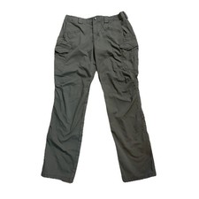 5.11 Tactical Icon Cargo Pants Ripstop Women 14 Long Tall 33x34 Green READ