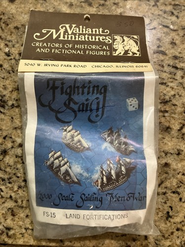 Valiant Miniatures • Fighting Sail! • Land Fortifications • FS-15