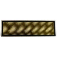 Shenzhen LeSun 125912 Orange LED Name Tag 44 x 11 Pixel (L x H x D) 93