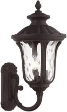 Livex Lighting 7856-07 Oxford 3 Light Outdoor Wall Lantern, Bronze