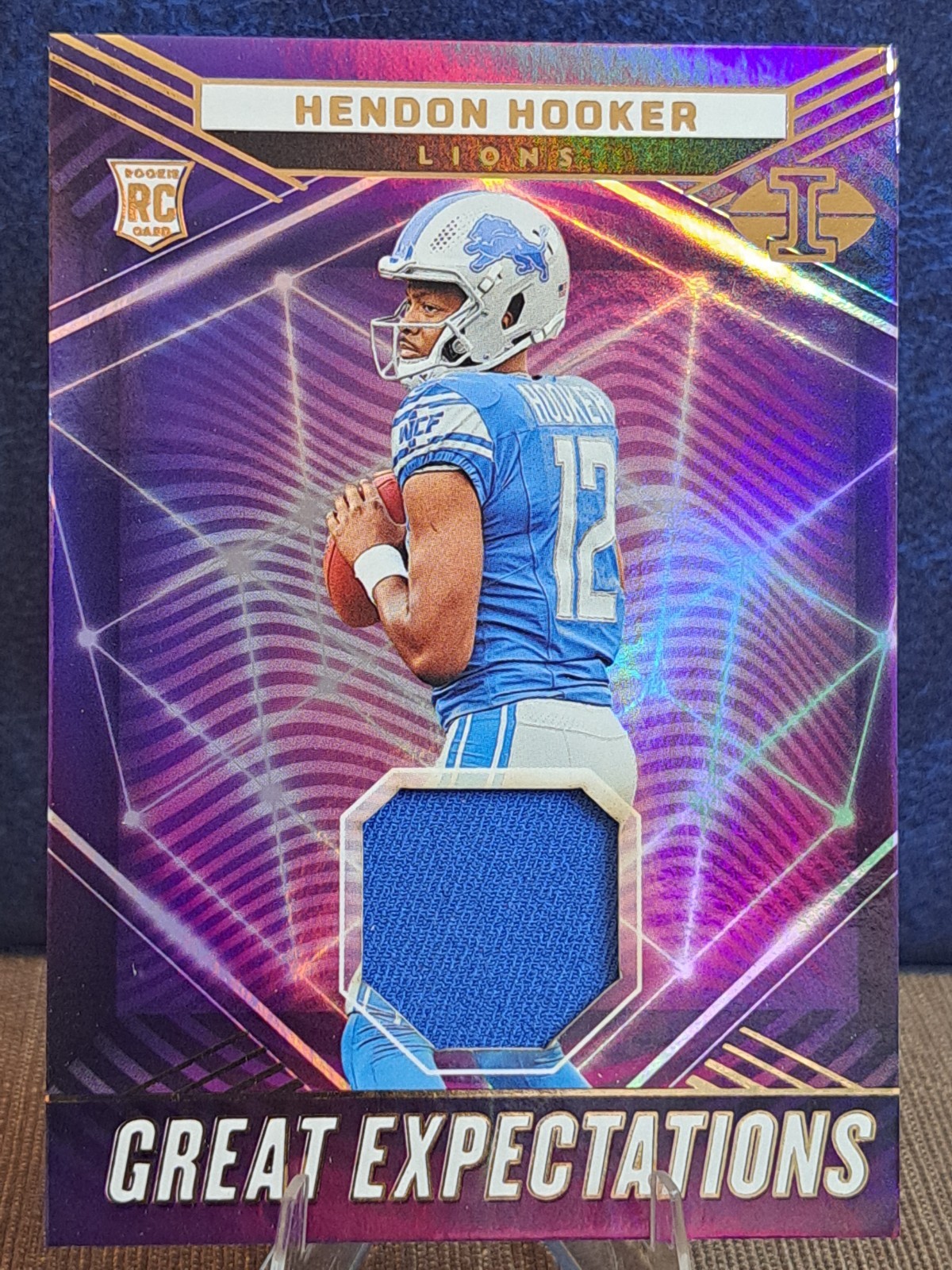 Hendon Hooker Panini Illusions Great Expectations Relics #GEHHO Base