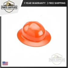 HELMET11-4M Orange Forester Full Brim Aluminum Hard Hat