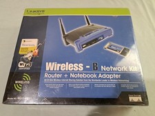 Linksys wireless-B Network Kit router notebook adapter W11S4PC11 New