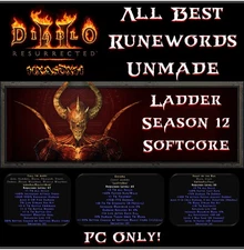 ✨Diablo 2 Resurrected✨All Best Runewords✨Enigma✨CTA✨D2R Ladder✨Season 12✨PC✨