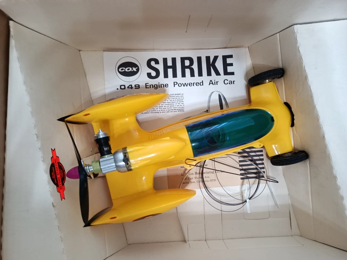 Vintage COX SHRIKE Bonneville Special .049 Engine Powered NOS Tether Prop Car
