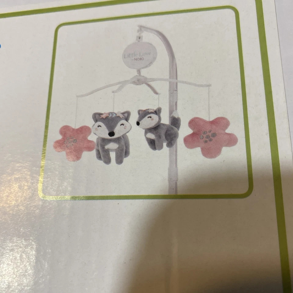 Musical Mobil Little Love Por Nojo Música Reproduce Canción de Cuna Foxys Y Búhos Nuevo Abierto #4 Foto 3 de 3