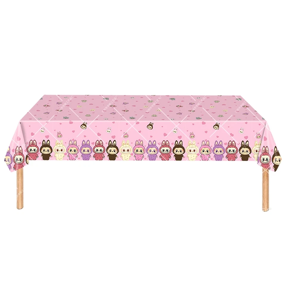 LaBu Party Decorations Set Happy Birthday Banner Tableware Napkins Cups - Image 4 of 4