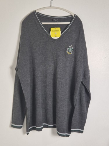 Harry Potter Slytherin Dark Grey XXXL Jumper Year 2000 NWT - Picture 1 of 10