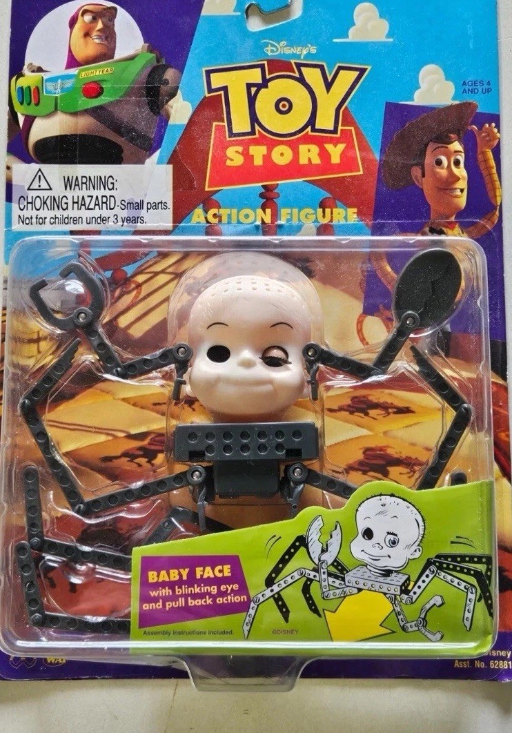 BABY FACE 90s THINKWAY トイストーリー ベビーフェイス Toy Story Rare 1995 Thinkway BABY FACE Action Figure! | eBay