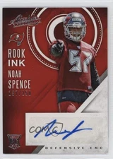2016 Panini Absolute Rook Ink Silver /250 Noah Spence #40 Rookie Auto RC
