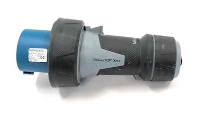 Mennekes PowerTOP Xtra Industrial Twist Plug 13202 63A 2P+ 200-250V 50-60Hz